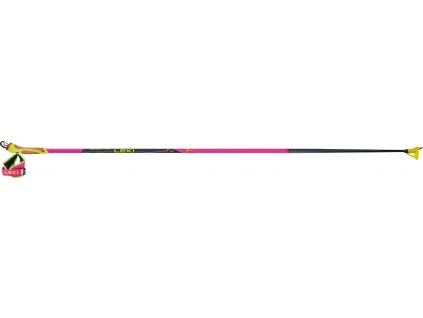 Hole Leki HRC max FRT - neonpink-neonyellow-carbon structure (Velikost 180)