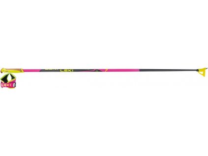 Hole Leki HRC Junior - neonpink-black-neonyellow (Velikost 145)