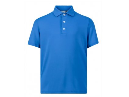 boys polo self collar blue