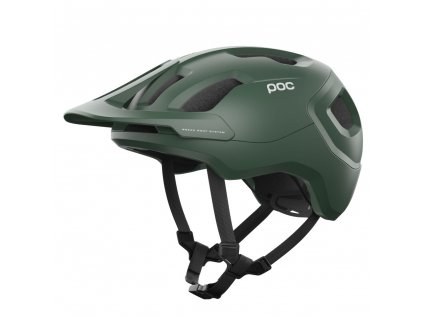 Cyklistická helma POC Axion Epidote Green Matt (Velikost L/59-62cm)