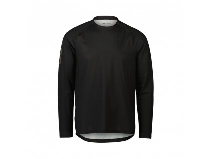 Pánský cyklo dres POC M's Essential MTB LS Jersey Uranium Black (Velikost XXL)