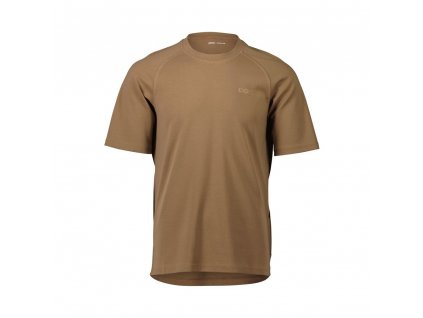 Pánské triko POC Poise Tee Jasper Brown (Velikost XXL)