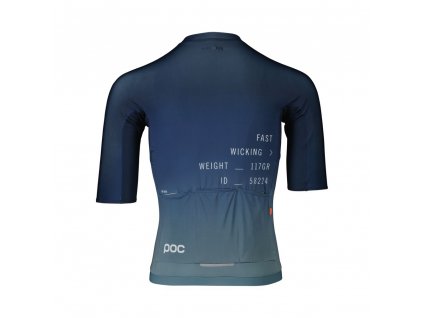 Cyklo dres POC M's Pristine Print Jersey Gradient Turmaline Navy (Velikost L)
