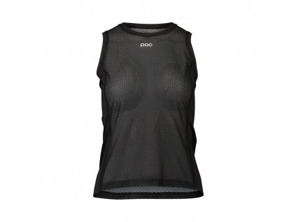 Dámské spodní tílko POC W's Essential Layer Vest Uranium Black (Velikost XS)