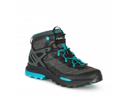 Boty AKU Rocket Mid GTX Ws černo / modrá