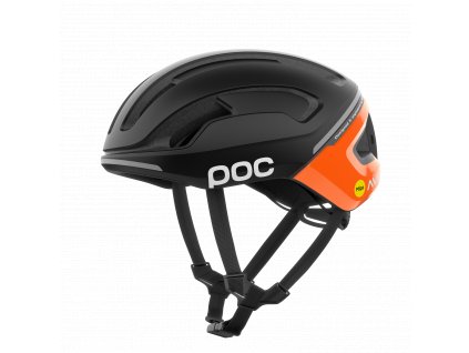 Cyklistická helma POC Omne Beacon MIPS Fluorescent Orange AVIP/Uranium Black Matt (Velikost L/59-62cm)