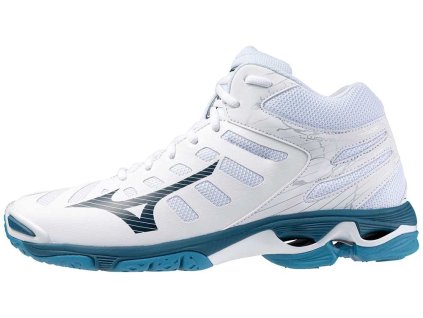 WAVE VOLTAGE MID / White/Sailor Blue/Silver / 50.0/14.0