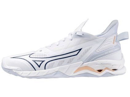 WAVE MIRAGE 5 / White/Navy Peony/Peach Parfait / 40.0/6.5