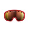 Lyžařské brýle POC Fovea Mid WF Prismane Red/Partly Sunny Orange PC408439620 (Velikost UNI/Wide Fit)