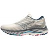 Boty Mizuno WAVE RIDER 26 Snow White Silver Ibiza Blue (Velikost 44.5)