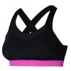 Podprsenka Mizuno High support bra Black Pink (Velikost XS)