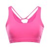 Dámský Rychleschnoucí Top S Cool Dry ALPINE PRO BRATA Neon Pink (Barva Neon Pink, Velikost M-L)