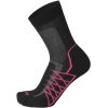 Mico Calza Hike Corta Extra Dry Outlast - Nero/Fucsia