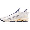 Boty Mizuno WAVE MIRAGE 5 White Blue Ribbon MP Gold (Velikost 51)