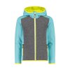 Dětská mikina CMP KID G JACKET FIX HOOD - Acqua (Velikost 98)