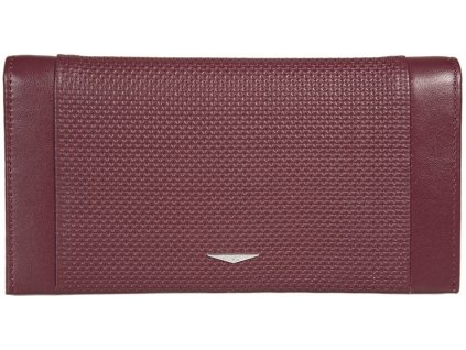 Luxusní šervená pánská kožená peněženka - dokladovka italské značky GIUDI