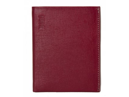Pánská červená kožená peněženka MANO