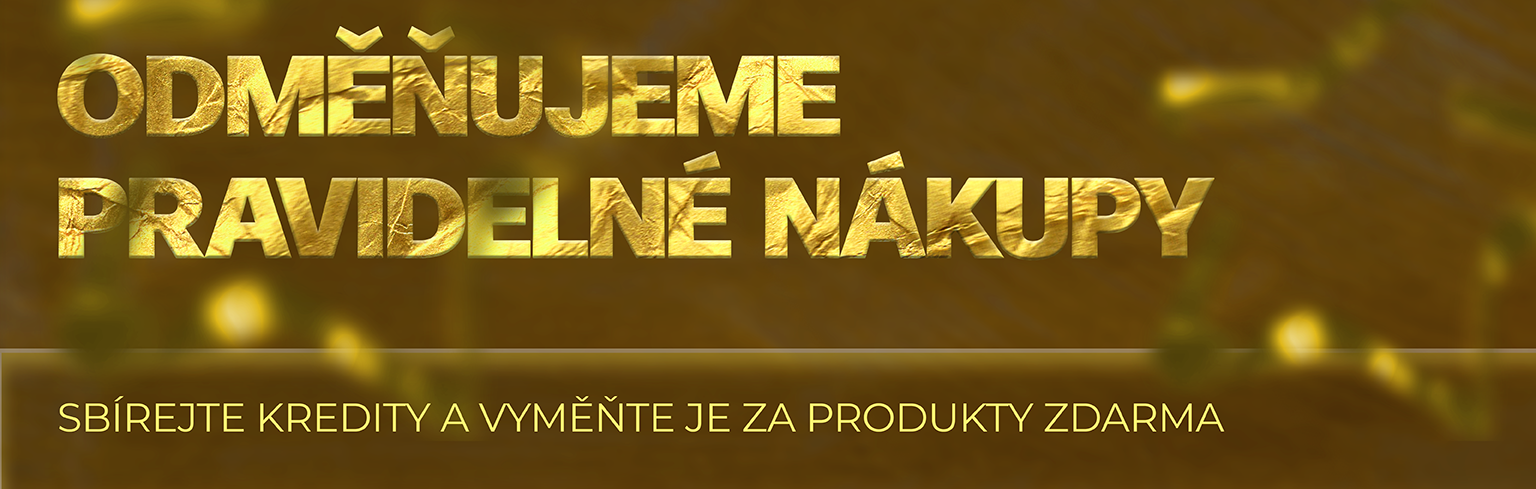 Sbírejte kredity a využijte je na nákup produktů z věrnostního programu.