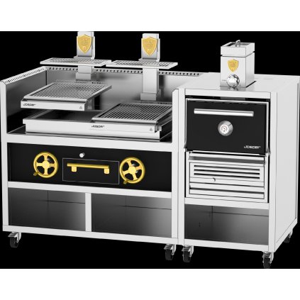 Josper Combo CVJ-50-PRO-Malý / Charcoal Oven 50 + Double Basque Grill