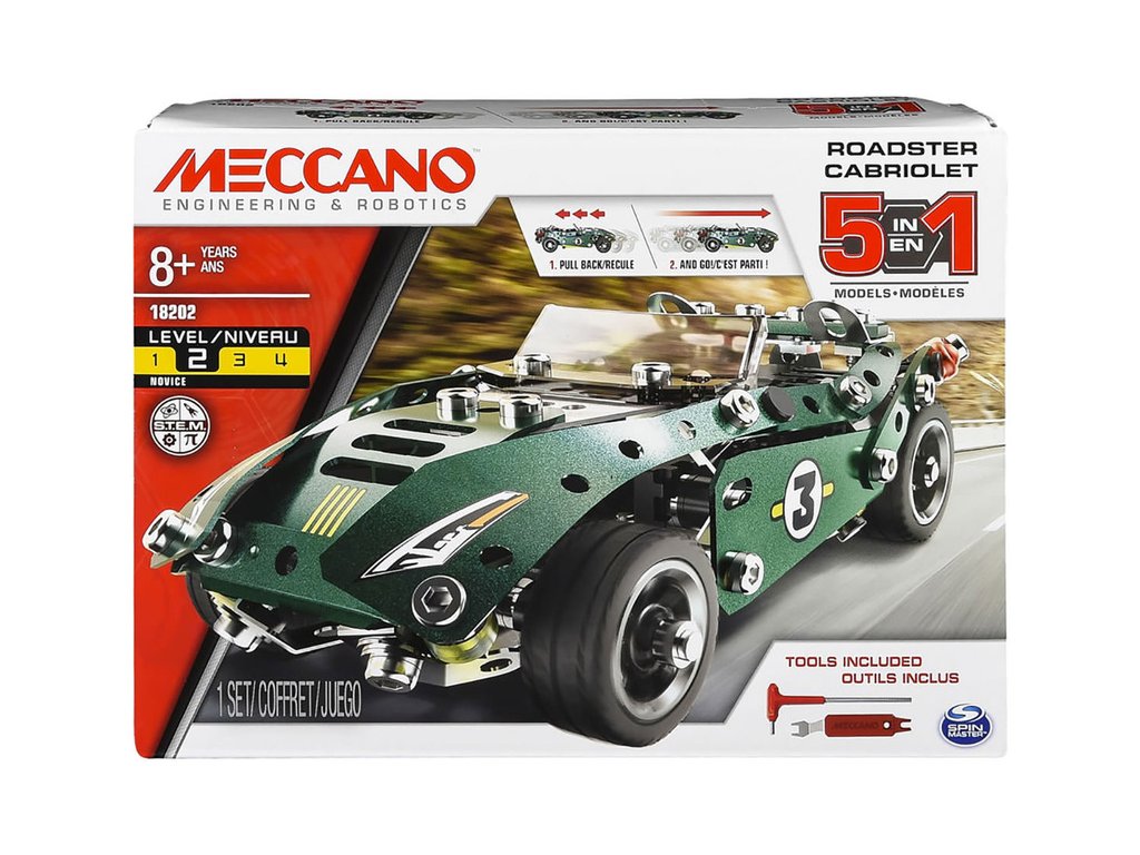 Stavebnica Roadster Cabriolet 5v1 - Meccano