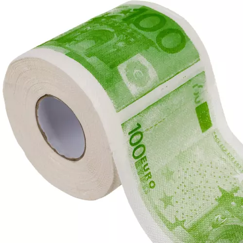 Toaletný papier - bankovky