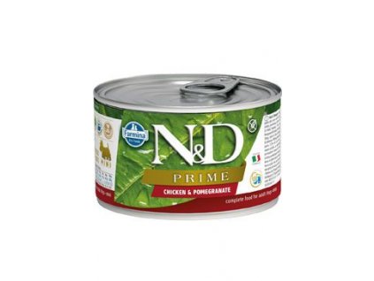 N&D DOG PRIME Adult Chicken & Pomegranate Mini 140g