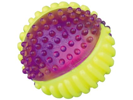 vyr 5312Jezaty micek s blikatkem uvnitr pevny plast TPR 7 cm