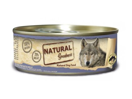 Natural Greatness oceánské ryby, konzerva pro psy 156 g