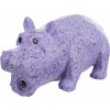 Hippo, latexový hroch s výplní, se zvukem, vzhled kámen, 15cm