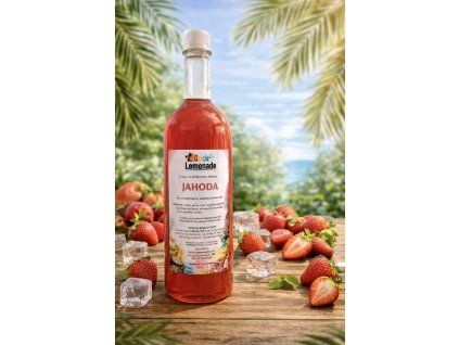 Jahodový sirup 1l