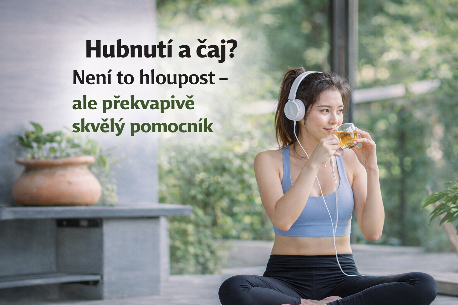 Hubnutí a čaj, úvodní foto