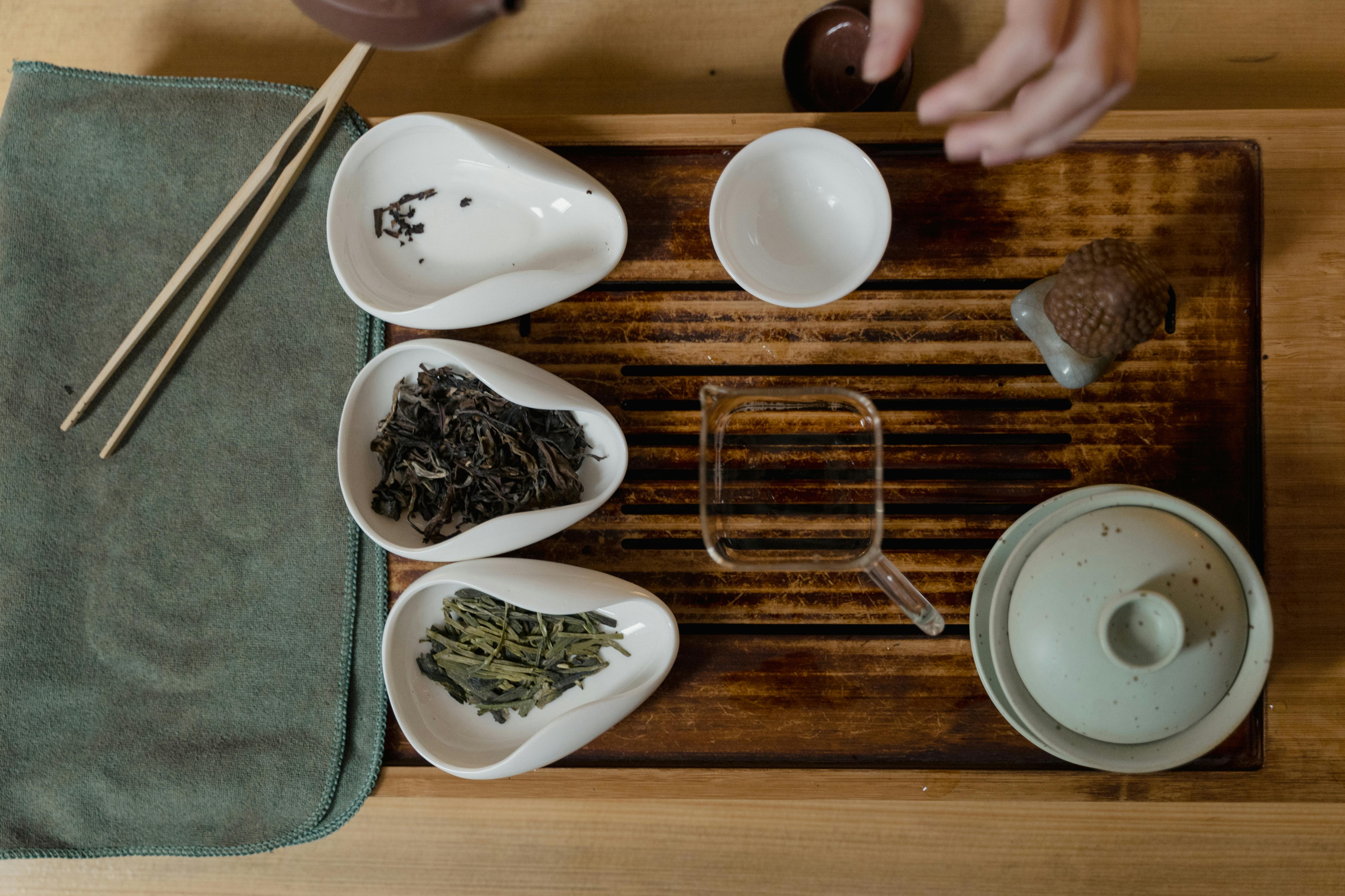 Oolong čaj – příprava čaje a čajové lístky