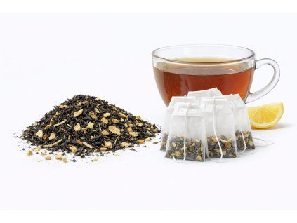 Černý čaj s citronem - sáčkový čaj