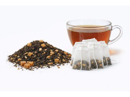 Karamelové ráno – černý čaj Assam s karamelem - sáčkový čaj