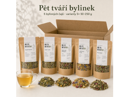 Pět tváří bylinek – balíček