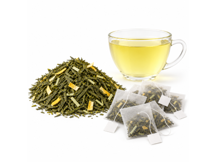 Sencha s citrónem – zelený čaj - sáčkový čaj