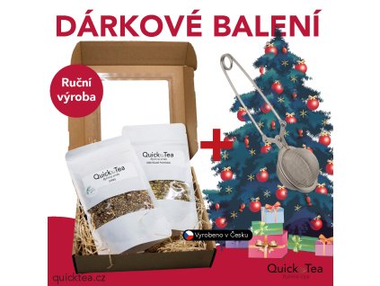 Dárkové balení bylinných čajů + sítko
