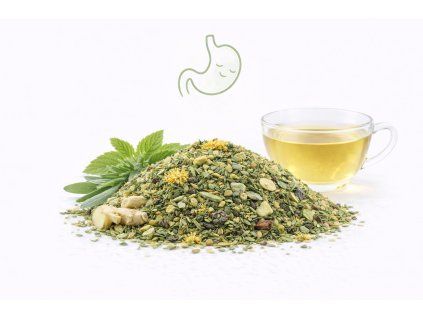 čaj na zažívání