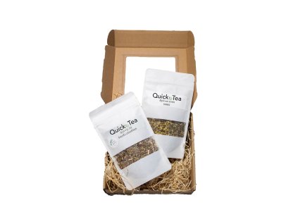 Dárkové balení DĚKUJI MAMINKO (Varianta Dobré ráno a Bylinná zahrádka 2x50g)
