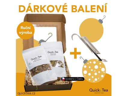 Dárkové balení bylinných čajů + sítko