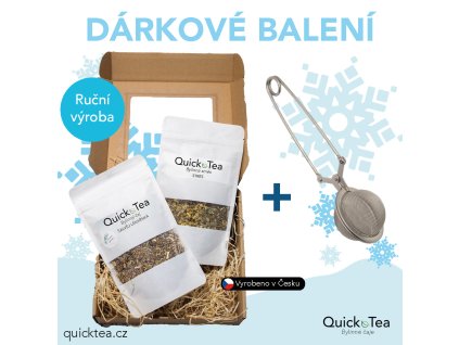 Dárkové balení bylinných čajů + sítko