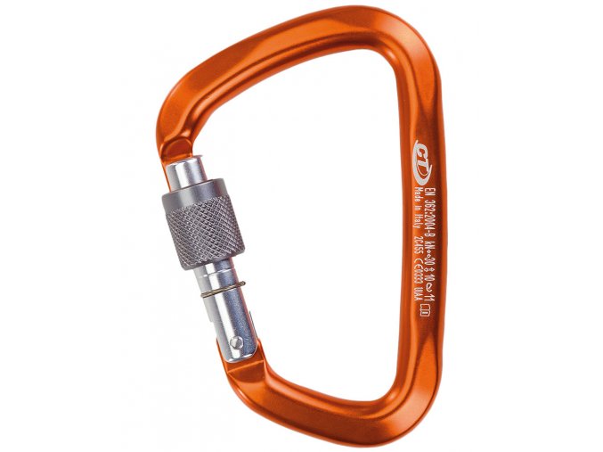 Climbing Technology Large SG orange - karabina