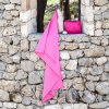 softfibre travel towel pink lifestyle 1