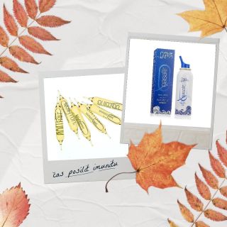 🍁podzim je tu. Je čas posílit imunitu tím nejlépe vstřebatelným zdrojem esenciálních živin v ampulkách a nosních sprejích...