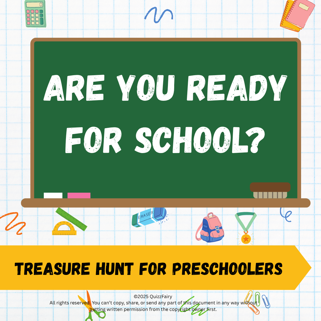 Ready for school treasure hunt