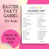 Easter party games for kids