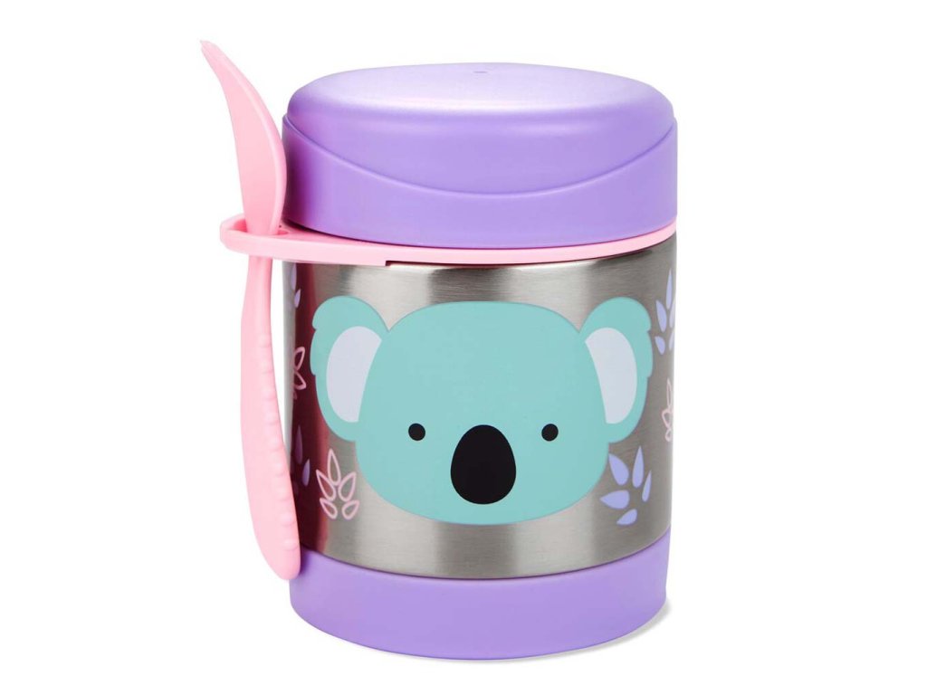 SKIP HOP Zoo Termoska na jedlo s lyžičko/vidličkou Koala 325 ml, 3r+