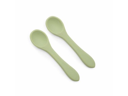 Martons Detský príbor lyžička Olive green 2 ks