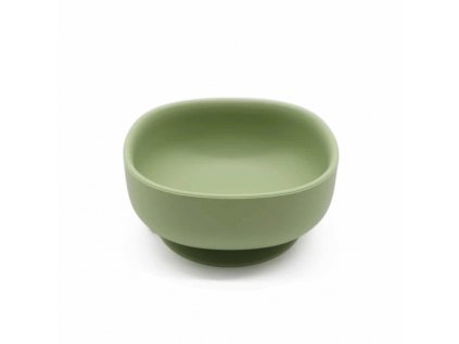 Martons silikónová miska s prísavkou Olive green