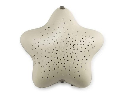 PABOBO Magický hviezdny projektor nočnej oblohy s melódiou na batérie <li>Star Beige